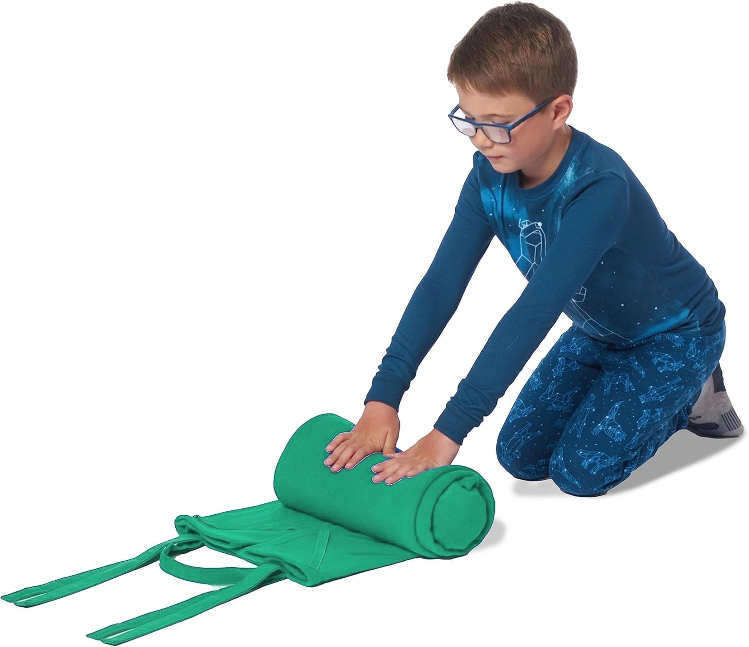 Amazon.com: Rollee Pollee Nap Sac Roll-Up Toddler Blanket with